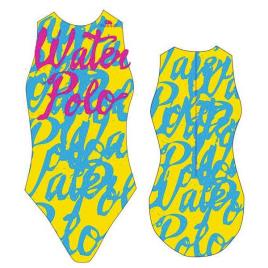 Roupa De Banho Script 5XL Yellow / Sky Blue