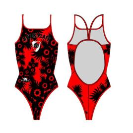 Turbo Roupa De Banho River Plate Flowers S Red / White