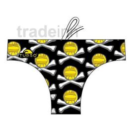 Turbo Slip De Banho Bones 12-24 Months Black / Yellow