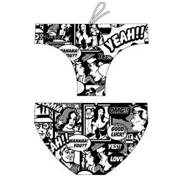 Slip De Banho Yeah Comic 3-4 Years White / Black