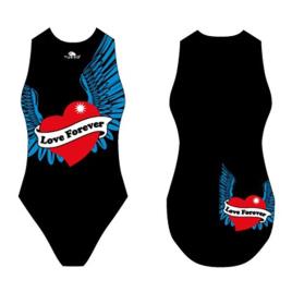 Roupa De Banho Waterpolo Love Forever 3-4 Years Black