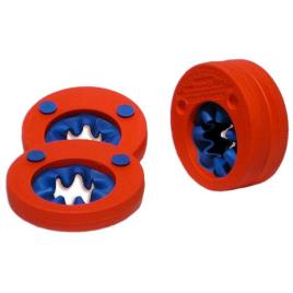 Leisis Braçadeiras Dolphin Adulto One Size Red