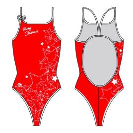 Roupa De Banho Stars Christmas M Red