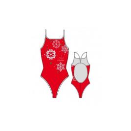 Roupa De Banho Snow Christmas M Red