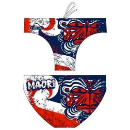 Slip De Banho Maori Flags L Red / Navy