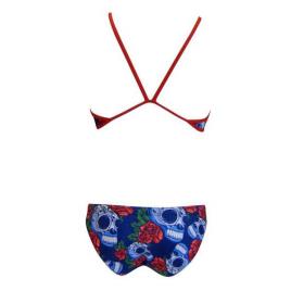 Turbo Biquíni De Alça Fina Roses&skulls M Multicolor