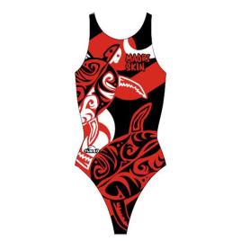 Roupa De Banho Maori Skin Tattoo 12-24 Months Red / Black