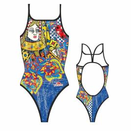 Roupa De Banho Queen Heart Vintage S Multicoloured