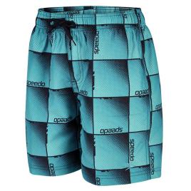 Calções De Banho Boombastic Printed Leisure 15´´ 10-11 Years Black / Bali Blue / Aquarium