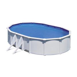 Gre Pools Piscina Fidji Steel Walls 610x375x120 Cm 610 x 375 x 120 cm White / Blue