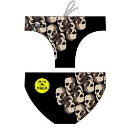 Slip De Banho Skulls 9-10 Years Black