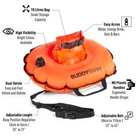 Buddyswim Bóia Hydrastation One Size Orange