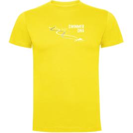 Camiseta De Manga Curta Swimming Dna L Yellow