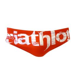 Slip De Banho Triathlon Basic 4XL Red / White