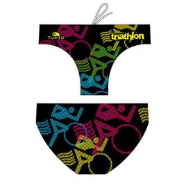 Slip De Banho Bikes Triathlon Waterpolo 5-6 Years Black