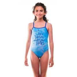 Roupa De Banho Stars Teen 10 Years Sky Blue