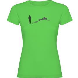 Camiseta De Manga Curta Swim Shadow XL Light Green