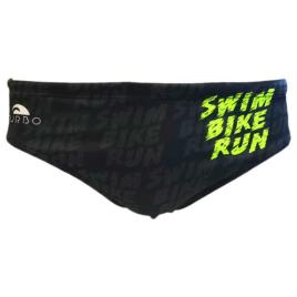Slip De Banho Swim-bike Run XL Black
