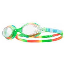 Óculos De Natação Infantil Swimple Tie Dye One Size Green / Orng