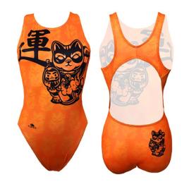 Roupa De Banho Wave Lucky Cat L Orange