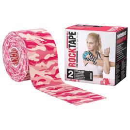 Rock Tape Fita Cinesiológica Standard 5cmx5m One Size Camo Pink