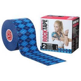 Rock Tape Fita Cinesiológica Standard 5cmx5m One Size Blue / Blue