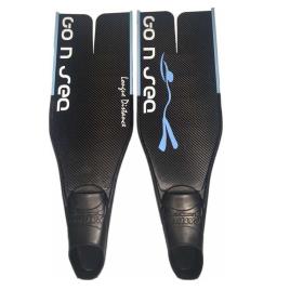 Go N Sea Barbatanas Soft Long Distance Carbon EU 38-39 Black