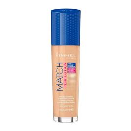 Base de Maquilhagem Fluida Match Perfection Rimmel London - 301 - warm honey 30 ml