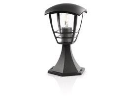 Candeeiro Exterior de Chão PHILIPS Creek Pequeno Preto