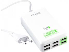 Adaptador  Station (6xUSB - 6A - Branco)