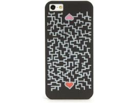 Capa TUCANO Cuore iPhone 5/5S/Se Preto/Grey