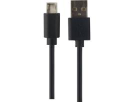 Cabo  2 em 1 (USB - Micro-USB+Lightning - 1m - Preto)