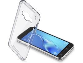 Capa Samsung Galaxy J3 2016 CELLULAR LINE Clear Duo Transparente