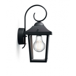 Buzzard wall lantern black 1x60W 230V