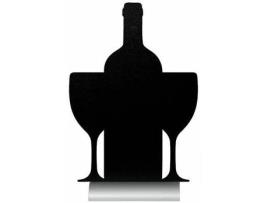 Quadro de Ardósia de Mesa  Vinho Preto