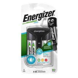 Energizer Carregador de Pilhas Charger Pro para Pilhas AA ou AAA + 4 Pilhas AA LR6 de 2000 mAh