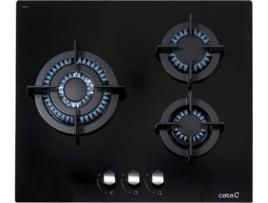 Placa de Gás CATA CCI 6021 (Gás Natural - 59 cm - Preto)