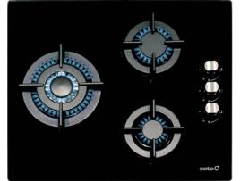 Placa de Gás CATA CCI 6021 (Gás Natural - 59 cm - Preto)