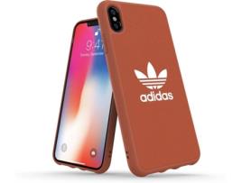 Capa iPhone XS Max ADIDAS Moulded Canvas Castanho