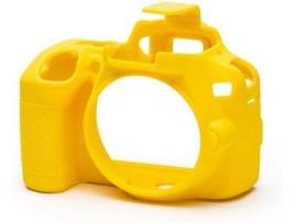 Capa Protetora  Nikon D3500 (Amarelo - Compatibilidade: Nikon D3500 - Silicone)