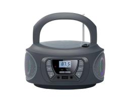 Rádio Boombox  Boom One (Cinzento - Digital - Bluetooth)