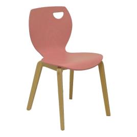 Cadeira de receção Buendia P&C 2325RSH Cor de Rosa Marrom claro (2 uds)