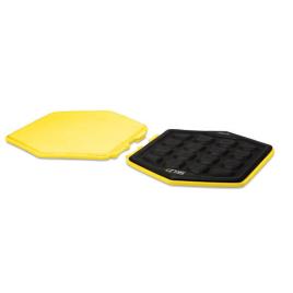 Conjunto de 2 Discos Deslizantes  SLDS-001 (Amarelo)