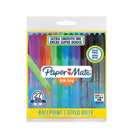 PAPER MATE Esferográfica InkJoy® 100, Ponta Média de 1 mm, Corpo de Cor Sortida, Tinta Sortida