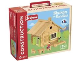 Jogo de Construção  Casa de Madeira - 135 peças