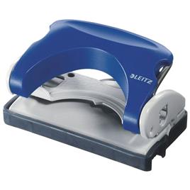 LEITZ Furador WOW NeXXt 5058, Capacidade de Furação de 1 mm/10 Folhas, 2 Furos, Azul