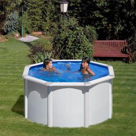 Gre Pools Piscina Fidji Steel Walls 240x120 Cm One Size White / Blue
