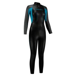 Dare2tri Wetsuit Woman Mach2 S Black / Blue