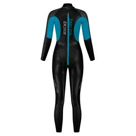 Dare2tri Wetsuit Woman Mach2 S Black / Blue