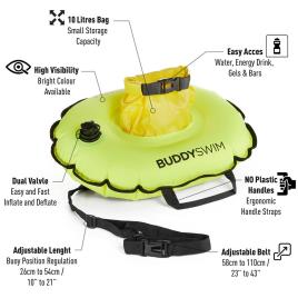 Buddyswim Bóia Hydrastation One Size Yellow